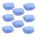 FUNOMOCYA 8 Stück Mikrofaser Auto Polierpads Waschbar Wiederverwendbar Sanft Zur Lackpflege Gleichmäßige Wachsanwendung Für Autoaufbereitung Poliermaschine