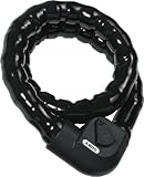 ABUS Kabelschloss Steel-O-Flex 950/100 - für Fahrrad, Roller oder Motorrad - Fahrradschloss mit ABUS Plus Zylinder - 25 mm - ABUS Sicherheitslevel 9 - Schwarz