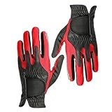 Golfhandschuhe für Linkshänder, atmungsaktive Outdoor-Sporthandschuhe, atmungsaktiv und stoßdämpfend, Outdoor-Sport, Handschutzausrüstung für Damen und Herren
