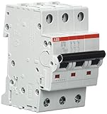 ABB S200 MCB Leitungsschutzschalter Typ B, 3-polig 16A 400V, Abschaltvermögen 6 kA System Pro M Compact