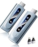 2025 HDMI Wireless Transmitter and Receiver, 100M/328 FT Stabile Verbindung, 2,4G/5G tragbarer Wireless HDMI mit LED-Bildschirm, Plug & Play für Streaming Video Audio File von, Laptop, PC zu HDTV.
