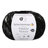 Schachenmayr Pebble Mohair - Farbe: Black (00099) - 50 g/ca. 100 m Wolle