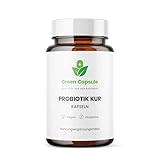 Green Capsule Probiotik Kur 120 Kapseln mit 12 Mrd. KBE Prä- und Probiotika Qualität aus der Apotheke