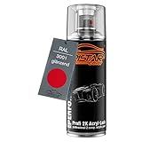 TRISTARcolor RAL 3001 Signalrot glänzend 2K Acryl Spraydose Sprühdose Spritzlack Sprühlack 400 ml schnelltrocknend