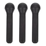 Ipetboom 3 Stück Kunststoff-Mikrofon Künstliche Mikrofon-Requisite Für Geburtstagspartys Rollenspiele Oder Kostüm-Requisiten Weihnachten Halloween Karaoke