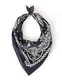 Levi's Herren Paisley Bandana Tuch, Schwarz (Noir Regular Black), Einheitsgröße