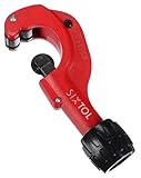 SIXTOL PIPE CUTTER 35 Rohrschneider mit Entgrater | Präziser Rohrabschneider, 3-35 mm | Für Kupfer, Aluminium, Messing, Stahl, Edelstahl, Kunststoff | Robustes Material, kompakt und leicht zu bedienen