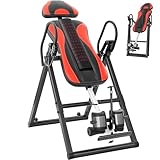 YOLEO Klappbare Inversionsbank mit 4-stufige Winkeleinstellung für die Therapie von Rücken und Nackenschmerzen Max. 350 lbs zur Entlastung der Wirbelsäule