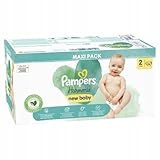 Pampers Harmonie Baby Windeln, Schonung der empfindlichen Haut und Inhaltsstoffe pflanzlichen Ursprungs, Größe 2, 96 Windeln 4kg - 8kg