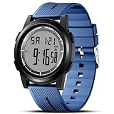 LN LENQIN Herren Uhr Digital Uhren Herren Wasserdicht Armbanduhr Digitaluhr mit Stoppuhr, Wecker, Kalender, Stündliche Erinnerung Silikonband