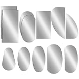 Aphumedc 12 Stück Töpferwerkzeug Edelstahl Töpfern Zubehör Töpferwerkzeug Plättchen Töpferformen Schaber für DIY Grabstichel Kit Töpferzubehör Modellbau Schnitzarbeiten Handwerk