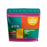 The Cocoa Circle Kakaodrops - 300g | Single-Origin, Vollbohnen-Schokolade mit fruchtigen Noten & sanftem Geschmack | Ideal für Back- & Patisserie-Kreationen