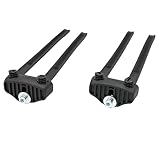 Ringschloss Montagesatz Flexmount Universal Adapter Befestigungsset Montagestreifen Schwarz
