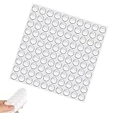 100 Stück Gummipuffer, Selbstklebend Türpuffer, Gummifüße Selbstklebend, Transparent Schutzpuffer, Gummipuffer Stoßfänger Pads Für Türschränke Und Schubladen (10mm)