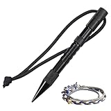 Leathercraft Schnürspieß – Paracord-Werkzeug aus Aluminiumlegierung, Knoter-Spike für Paracord, Leder und andere Schnüre | Langlebige, einfach zu verwendende Webnadel, ideal zum Knoten und Flechten im