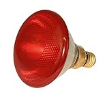 Kerbl 22246 Infrarotlampe Par38, Sparlampe Infrarot, Stalllampe Wärmelampe, 100W