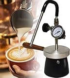 Hand-Milchaufschäumer und Dampfkessel, verstellbarer Winkel für perfekten Schaum und Kochen, ideal für Camping und Heimgebrauch