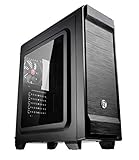 Raijintek Arcadia II Midi-Tower PC-Gehaeuse, Gaming-Gehaeuse Schwarz 1 vorinstallierter Luefter, Sei, 0R20B00093