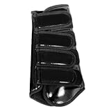 WALDHAUSEN Dressurgamasche Deluxe, hinten, L, schwarz