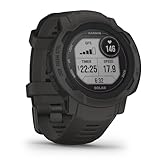 Garmin Instinct 2 Solar – GPS-Smartwatch mit unendlicher Akkulaufzeit im Smartwatch-Modus, über 40 Sport-Apps, Garmin Pay, Trainingszustand, Fitnessalter, Schlafanalyse UVM