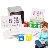 Lernkarten für Vorschulkinder mit Zahlen, Lernkarten für Kinder mit Zahlen | Mathe-Rechenspiel | Alphabet-Lernkarten, Tierkarten für Kleinkinder, Lernkarten zum Zahlenlernen, Sichtwortkarten, bunte Ho