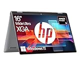 HP Envy x360 2-in1 Laptop | 16” WUXGA Touchscreen | AMD Ryzen 5 8640HS | 16 GB LPDDR5 RAM | 512 GB SSD | AMD Radeon-Grafikeinheit | Windows 11 Home | Copilot+ Key | QWERTZ Tastatur | Silber