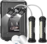 Grill Licht, Magnetische Grilllampe BBQ Licht,Outdoor BBQ Licht Set Flexibel Grill Lampen Grill Lichter BBQ Zubehör, 360 Grad Drehwinkel, mit Aufbewahrungsbox, für Outdoor-Camping, Picknick, Werkstatt
