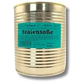 Hausgemachte Bratensoße Fleischbrühe Bratensauce Fertiggericht in der Dose fertige Soße lang haltbare Lebensmittel Konserve 200g, 400g, 600g, 800g (800g)