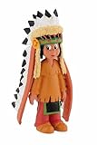 Bullyland 43356 - Spielfigur, Yakari mit Federschmuck, ca. 6 cm groß, liebevoll handbemalte Figur, PVC-frei, tolles Geschenk für Jungen und Mädchen zum fantasievollen Spielen