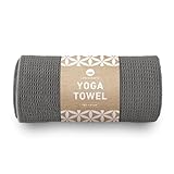 Lotuscrafts Yoga Handtuch Wet Grip - rutschfest & Schnelltrocknend - Antirutsch Yogatuch mit hoher Bodenhaftung - Yogahandtuch ideal für Hot Yoga [183 x 61 cm]
