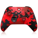 Xbox Controller Wireless für Xbox One, Xbox Series X/S, Xbox One X/S,Controller mit 3.5mm Kopfhörerbuchse,mit 2.4GHz Wireless Adapter,Camo Rot