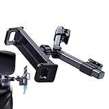 Tablet Halterung für Auto - Tablet Halterung Kopfstütze Tablet Halterung - Rücksitz Autohalterung mit Verlängerungsarm, Verstellbare Kopfstützenhalterung, Tablet Ständer für Auto, Reisezubehör