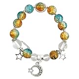 Generisch Schmuckkästchen For Women 2025 Handmade Stylish Adjustable Dainty Strand Bracelets Damen Armbänder (BU1, One Size)