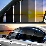 Vepagoo Tönungsfolie Auto, Scheibentönungsfolie Auto, 5% VLT - Länge: 458CM, Breite: 76CM, blockiert UV-/IR-Strahlen, Hitze und Blendung - Kratzfeste Autofensterfolie Heat & Glare