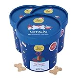 Weihnachtsplätzchen X3: Natürliche Hundekekse in Milchform, ideal für Weihnachten | Leckerer und gesunder Hundesnack, geeignet für alle Größen und Altersgruppen | 300 g | Hygge Dog