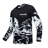 Hotlion Fahrradtrikot Kinder Radtrikot für Kinder Mountainbike Trikot Jungen Langarm MTB Rennbekleidung Mädchen BMX Shirt
