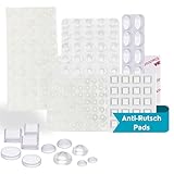 Bambolieb Elastikpuffer 205 Stück mit 3M Kleber Möbelpuffer Schutzpuffer Transparent gummipuffer selbstklebend gummifüße selbstklebend silikon transparent Gummifuß Möbelstopper Möbelgleiter