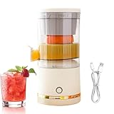 Berriphonia Elektrische Orangenpresse, automatische Trennung, Zitruspresse, Obstpresse, Zitronenpresse, Zitronenpresse, tragbarer Saftbehälter, Entsafter