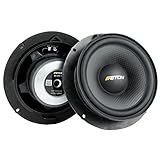 ETON UG VAG 14 – hochwertiger 145 mm / 6 Zoll Tiefmitteltöner, kompatibel mit diversen VW-Modellen (VW Golf 6, Golf 8, T6.1, Polo V etc.), Plug & Play Autolautsprecher für Türeinbau