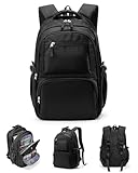 sikazan Rucksack Für die Schule, Schulrucksack Teenager Schwarz Mädchen Jungen, Schultasche Damen, Casual Daypacks, School Backpack, School Bag, Schul Tasche, Schulrucksäcke, Schultaschen