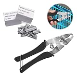 MINZHI Hog Ring Pliers,Mit 1200 Clips,Hog Ring Zange,Zaunzange,Hog Ringzange,Zaun-Ringklammern,Wurstclipper Zange,Sprengringzangen,Drahtbefestigungszange,Geeignet für Haustierkäfige, Zäune und Gehäuse