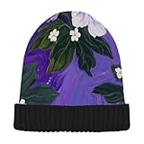 Wintermütze für Herren, Retro-Stil, Pfingstrosen, Blumen, weich, für Spaziergänge auf Schneeschuhen