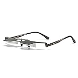 CHANGAR Lazy Glasses Prism-Brille zum Fernsehen, Lesen oder Surfen auf dem Telefon im Liegen, neue, verbesserte, leichtere und klarere Lazy Glasses, reduziert die Nackenbelastung (schwarz)
