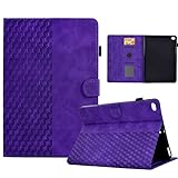 OWSIHNZBF Premium-Lederhülle for iPad mini 5 4 3 2 1 Hülle 7,9 Zoll Tablet, Smart Magnetic Flip Fold Stand Case Schutzhülle Cover mit Auto Wake Sleep(Purple)