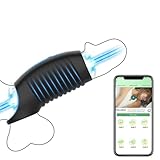 Jinqian APP Penisring Vibrator Penishülle Sex Spielzeug für die Paare,Penisringe Penies Ring für Sex mit 10 Vibrationsmodi Penisvibrator Penisstrecker Cockring Sexspielzeug für Paare Extrem Sex