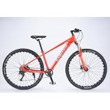 zhangbaoshun Mountainbike Herren 29 Zoll,Hydraulische Scheibenbremsen,1x12 Kettenblatt,Aluminiumrahmen,29x2.125 Reifen,Blockiersystem Vorderradgabel,Robustes Design,MTB für Offroad,29'-Spoked-Wheel