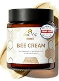 bedrop Bienengiftsalbe hochdosiert (kühlend & wärmend) - Bee Cream Bienengiftcreme mit Bienenwachs und 8 Kräuterextrakten, wie Aloe Vera, Ringelblume, Eukalyptus und Rosskastanie 100g
