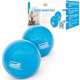 SISSEL Pilates Toning Ball 2er-Set 450g | Optimale Ergänzung für Balance & Kraft | Vielseitiges Training für Arme, Schultern & Oberkörper | Kompakt & Effektiv | Farbe: Blau