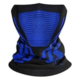 Kiiwah Schlauchschal Herren Winter Winddicht Halswärmer Elastisch und Atmungsaktiv Multifunktionstuch Loop Schal Damen Herren Halstuch für Motorrad Laufen Wandern Radfahren