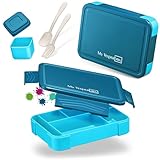 My Vesperbox – Lite - Bento Box Kinder - Lunchbox - extrem robust – Brotdose – Brotbox ideal für Kindergarten und Schule (Blau)
